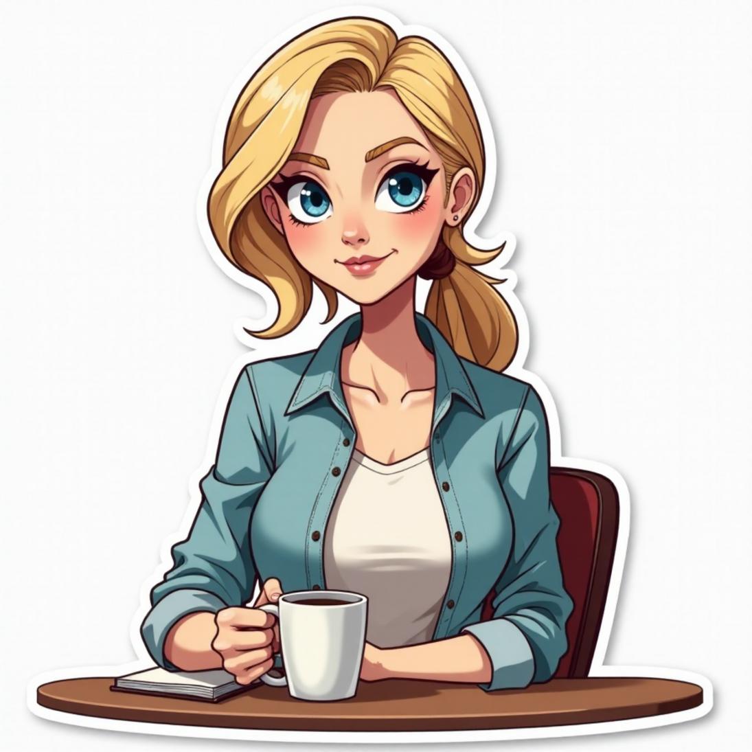 Calça jeans com camisa social