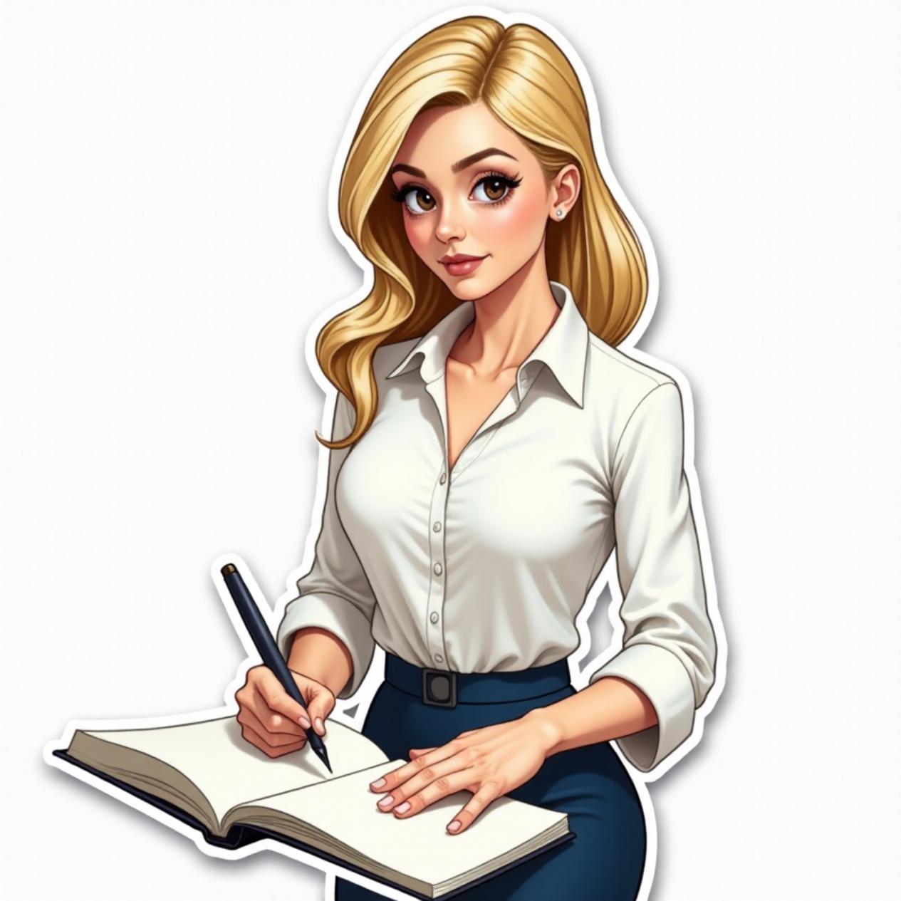 Calça pantalona com blusa elegante