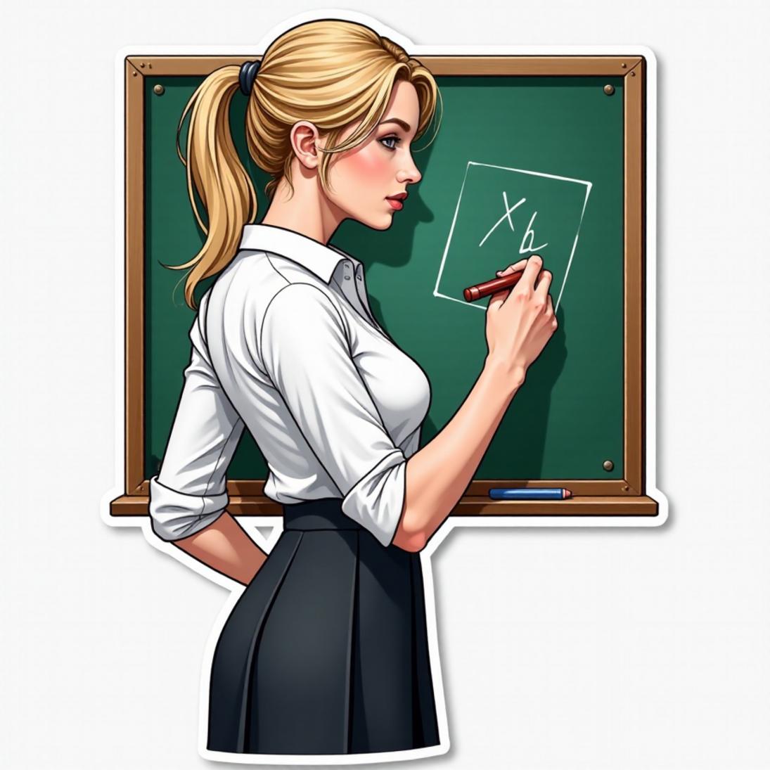Camisa branca e saia midi
