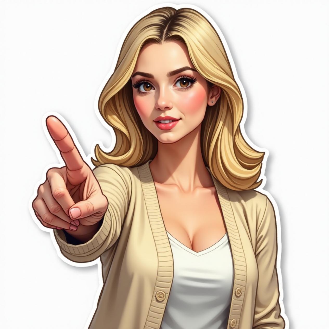 Cardigan com saia reta