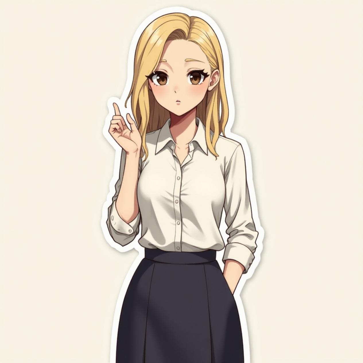 Saia longa com blusa leve