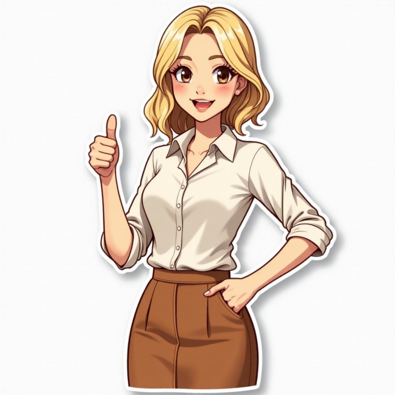 Saia longa com blusa leve