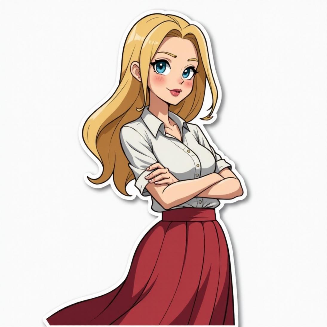 Suéter com saia longa