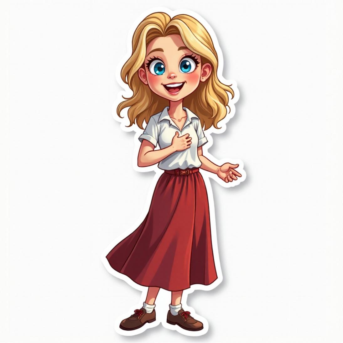 Suéter com saia longa