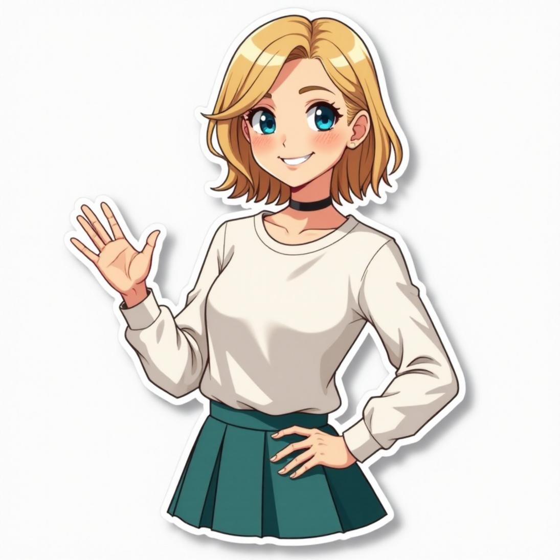 Suéter com saia longa