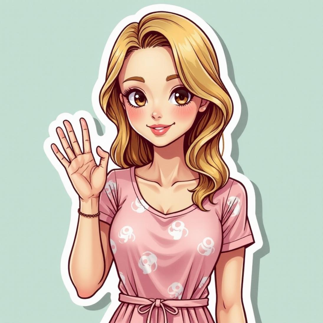 Vestido midi estampado