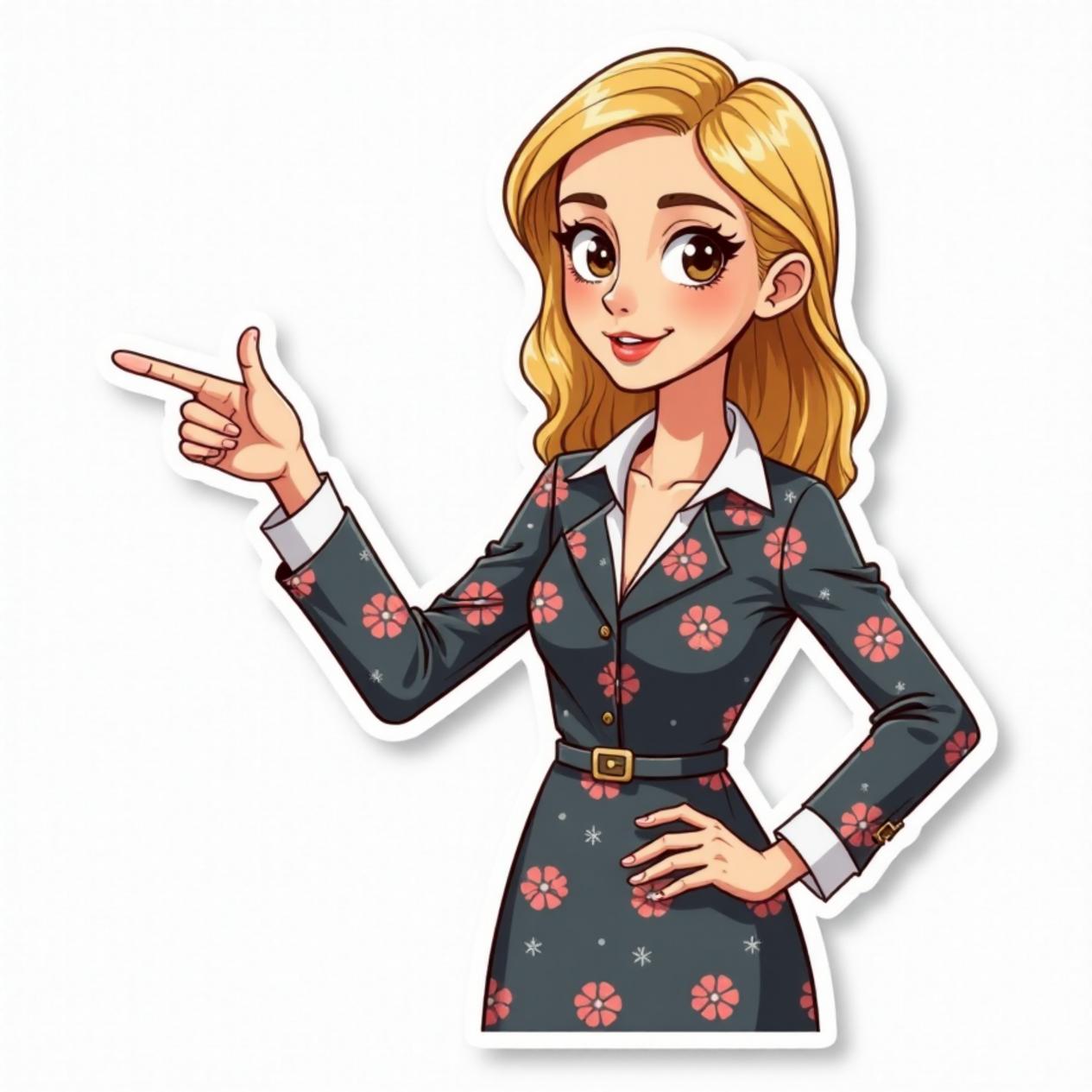 Vestido midi estampado